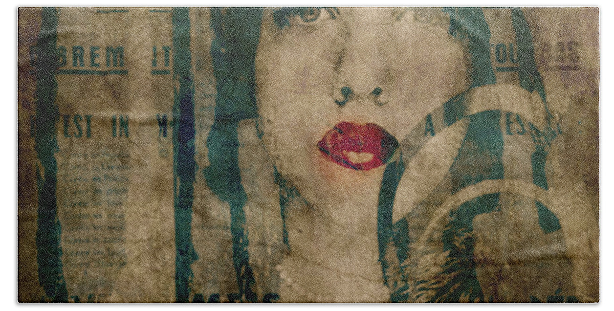 Sixties Bath Sheet featuring the photograph World Without Love by Paul Lovering