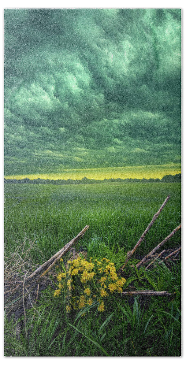 Country Bath Towel featuring the photograph You Can Dance In The Storm by Phil Koch