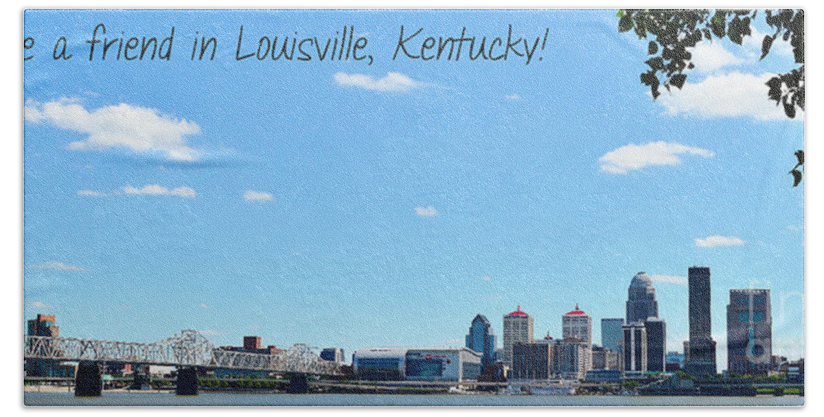 Louisville Kentucky Traveling Louisville Skyline Souvenir Tote Bag
