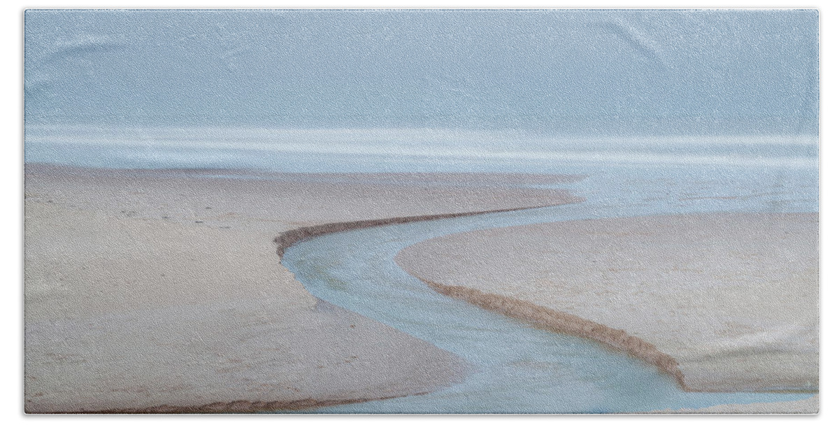 Beach Hand Towel featuring the photograph S #1 by Anita Nicholson