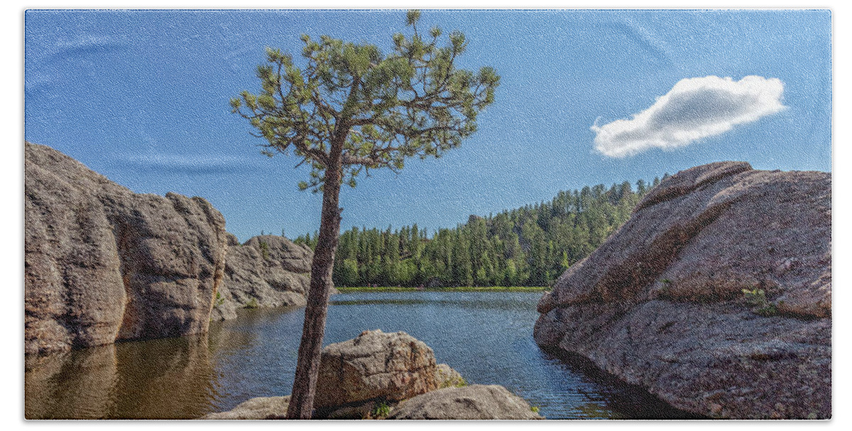 Custer State Park Bath Towel featuring the photograph Sylvan Lake #1 by Chris Spencer