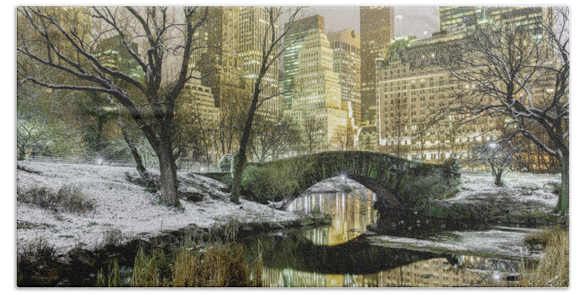 Estock Bath Towel featuring the digital art Usa, New York City, Central Park #1 by Brook Mitchell