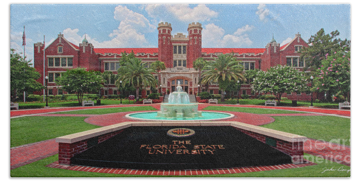 Florida State University Westcott Building Hand Towel featuring the photograph Westcott by John Douglas