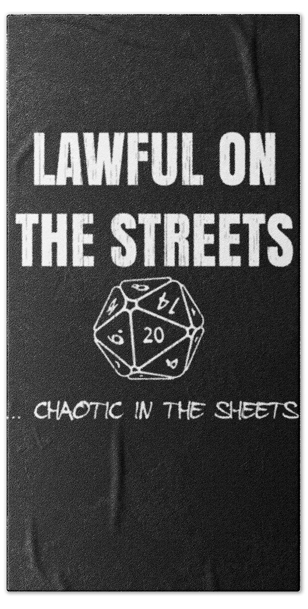 Rpg Gift Hand Towel featuring the digital art Funny DND Gift for Role Playing Games RPG Dungeon Masters DM #9 by Martin Hicks