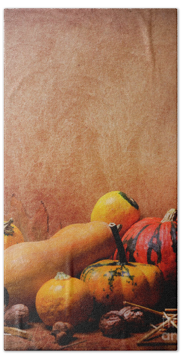 Thanksgiving Hand Towel featuring the photograph Autumn #2 by Jelena Jovanovic