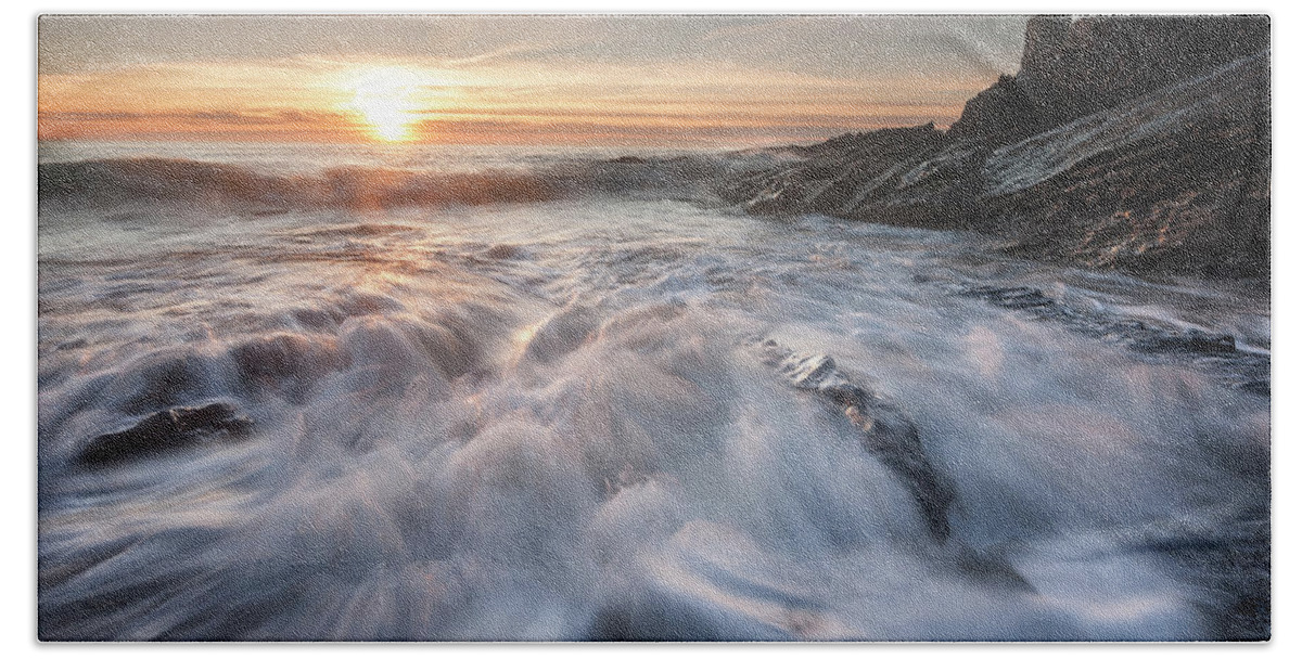 2015 Hand Towel featuring the photograph Cascades #2 by Niall Whelan