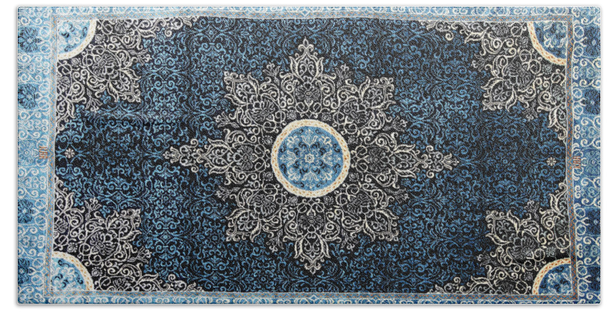 Cappadocia Bath Towel featuring the photograph Finely woven silk carpets #2 by Steve Estvanik