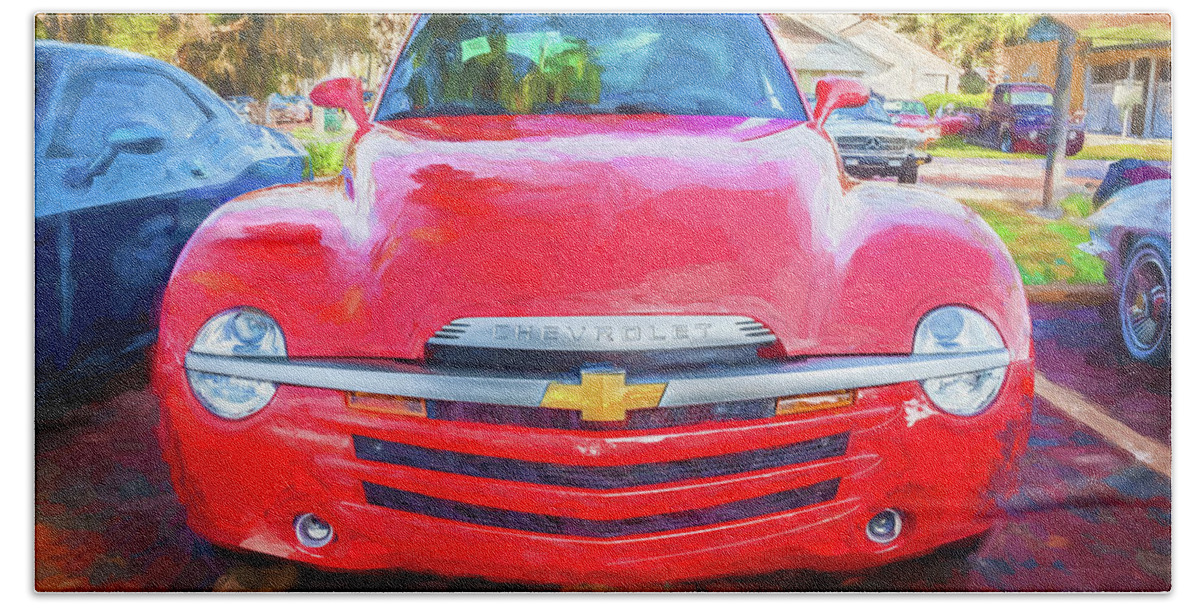 2006 Chevy Ssr Bath Towel featuring the photograph 2006 SSR Chevrolet Truck 105 by Rich Franco