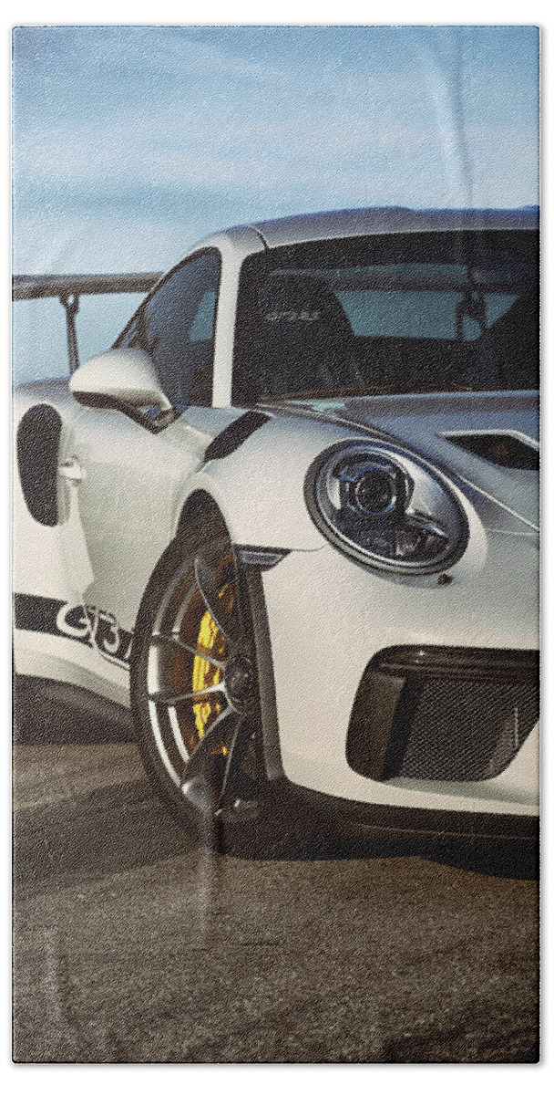 Cars Hand Towel featuring the photograph #Porsche 911 #GT3RS #Print #26 by ItzKirb Photography