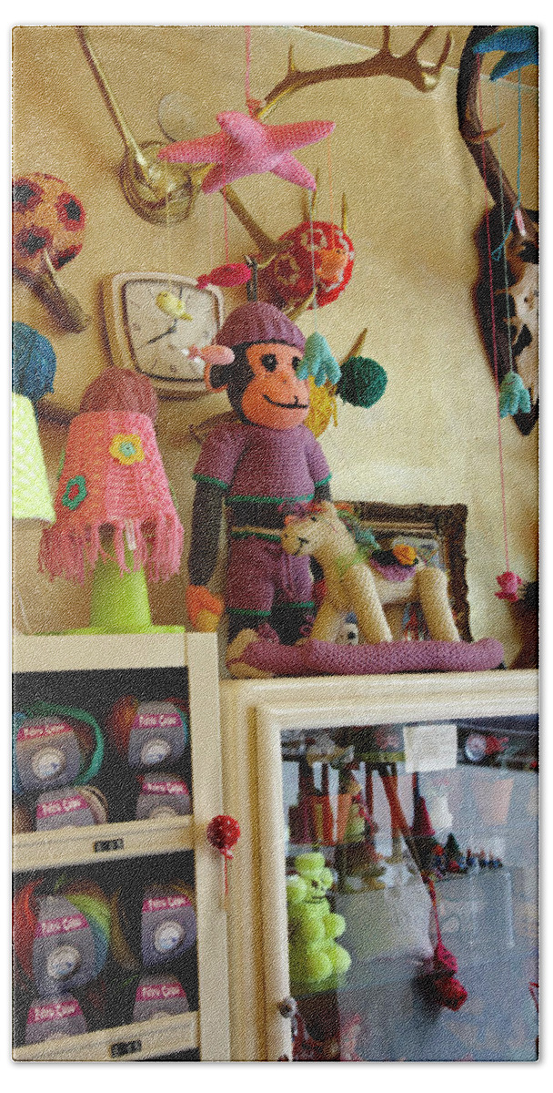 Ip_10248959 Hand Towel featuring the photograph Toys Made From Wool At Mascherie In Stuttgart West, Stuttgart, Baden-wurttemberg, Germany #3 by Moritz Hoffmann Photography Fr Thm