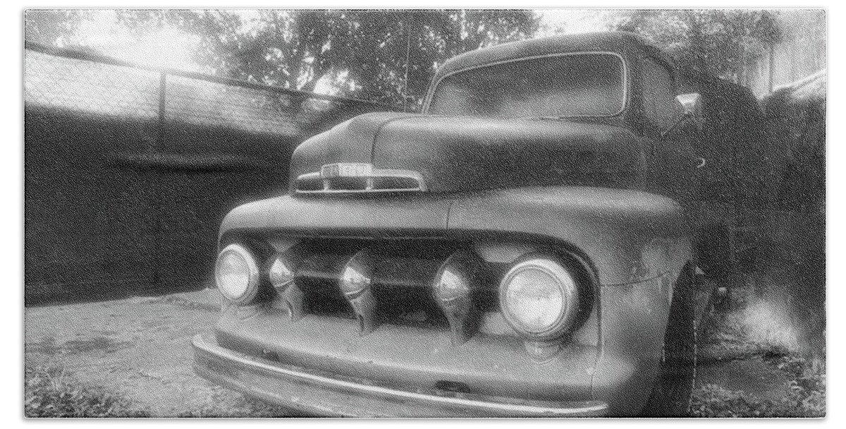 51 Ford Pickup Hand Towel featuring the photograph 51 Ford Pickup by John Parulis
