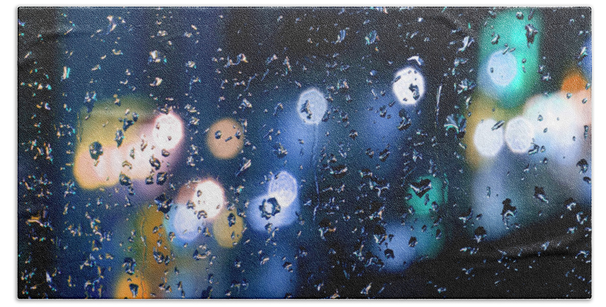 Nag005520 Bath Towel featuring the photograph A Night Full of Rain by Edmund Nagele FRPS