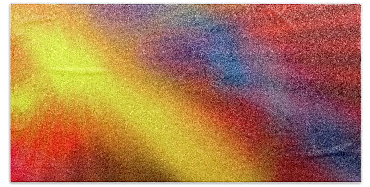 Art Bath Towel featuring the photograph Abstract 46 by Steve DaPonte