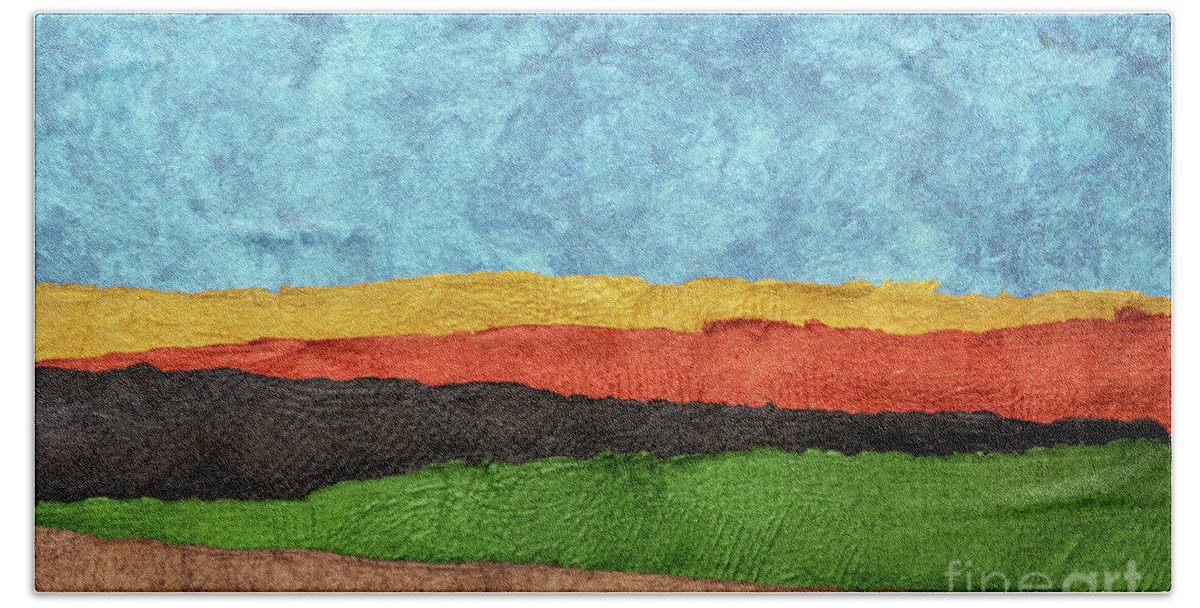 Huun Paper Hand Towel featuring the photograph Abstract Landscape by Marek Uliasz