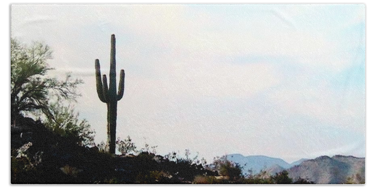 Arizona Hand Towel featuring the photograph Airizona Home Sweet Home by Judy Kennedy