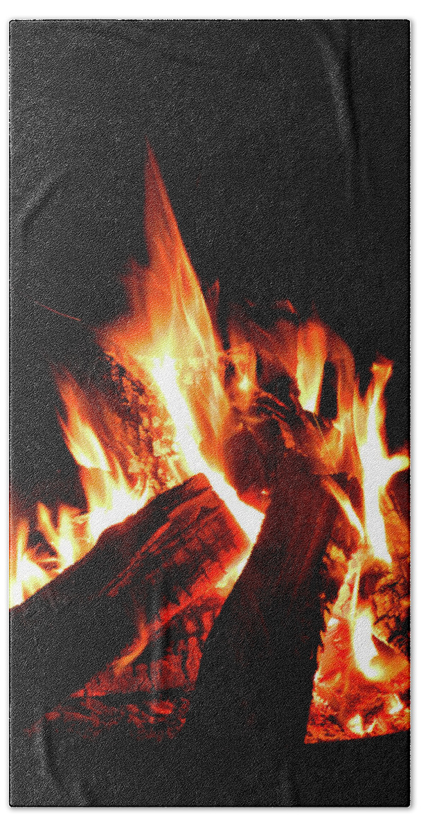 All Fired Up Bath Towel featuring the photograph All Fired Up 11 by Cyryn Fyrcyd