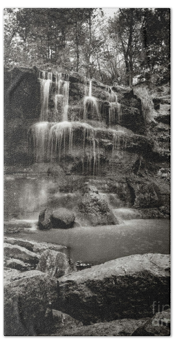 Film Hand Towel featuring the photograph Rock Glen Falls by RicharD Murphy