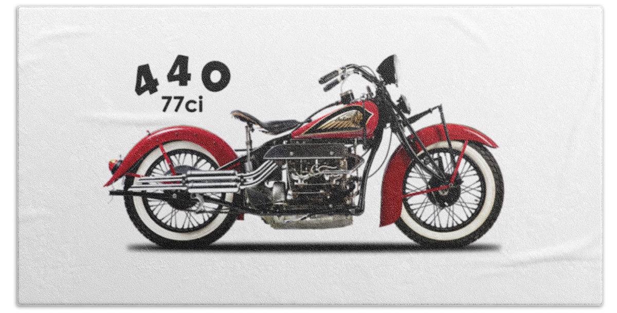 Indian Four Bath Towel featuring the photograph The Indian Four 1940 by Mark Rogan