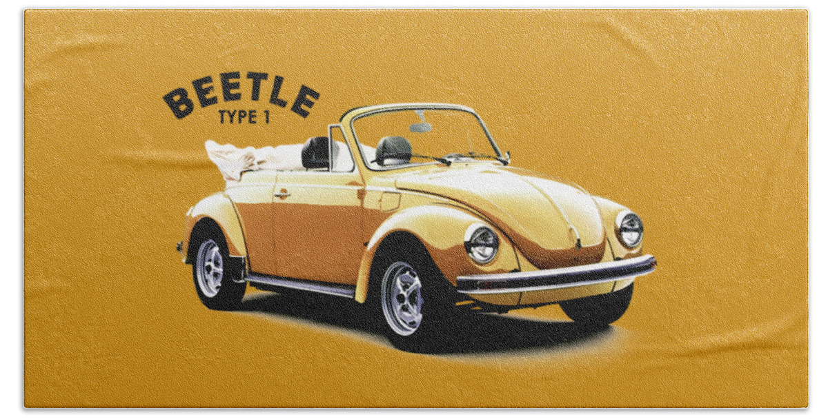 Vw Beetle Hand Towel featuring the photograph The Beetle 1972 by Mark Rogan