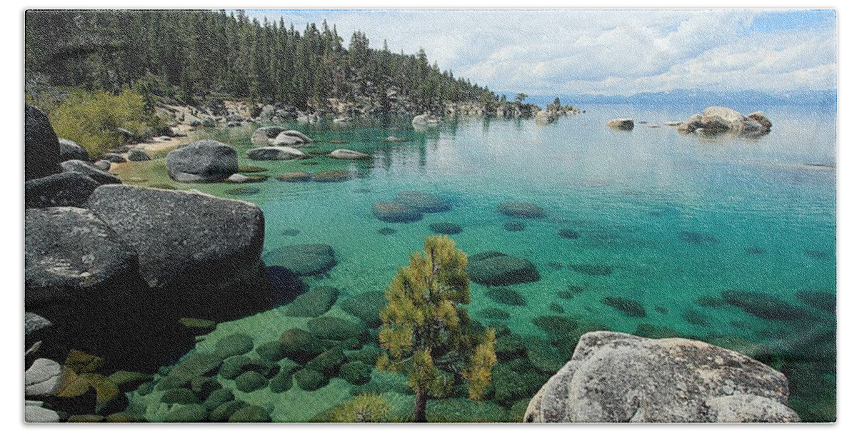 Lake Tahoe Hand Towel featuring the photograph Aural Pleasure by Sean Sarsfield