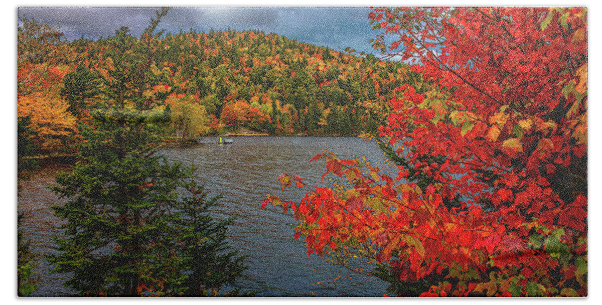 Fall Bath Towel featuring the photograph Autumn in Nova Scotia by Patrick Boening