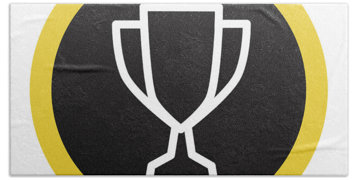 Accomplish Hand Towel featuring the drawing Award Trophy by CSA Images
