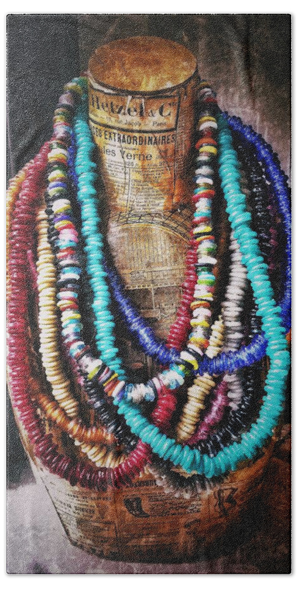  Bath Towel featuring the photograph Beads by Al Harden