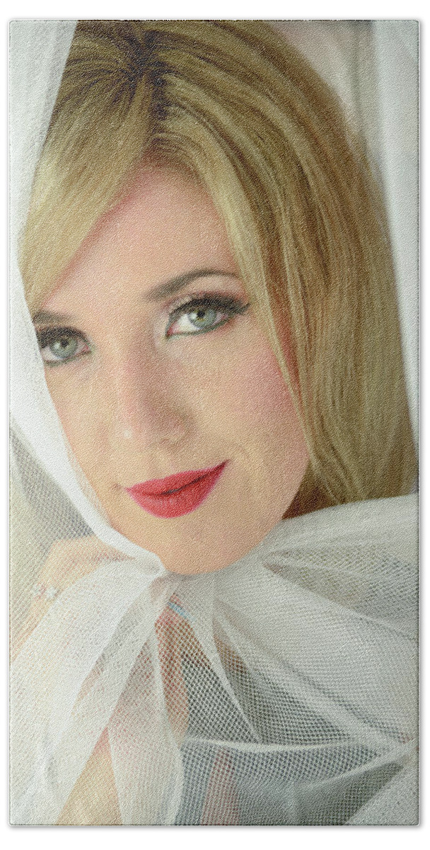  Hand Towel featuring the photograph Beautiful Blonde by Keith Lovejoy