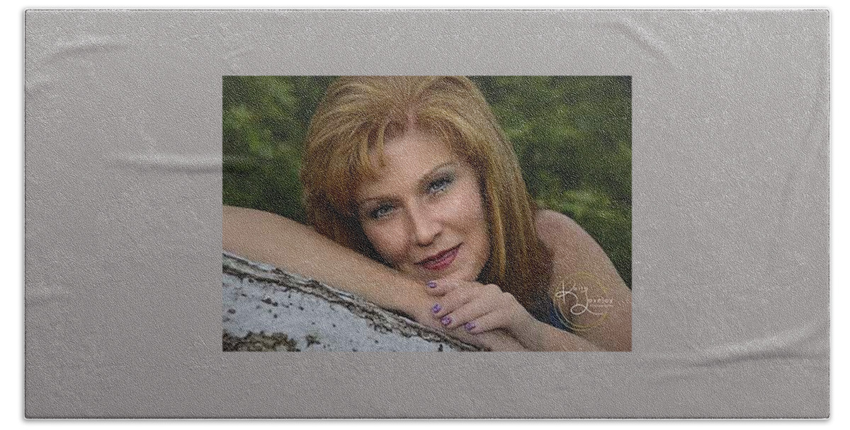 Lady Hand Towel featuring the photograph Beautiful Lady by Keith Lovejoy