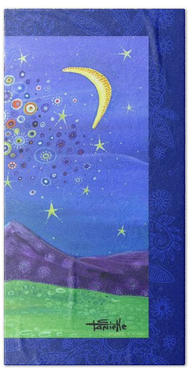 Tree Hand Towel featuring the digital art Believe in Your Dreams - Poetry by Tanielle Childers