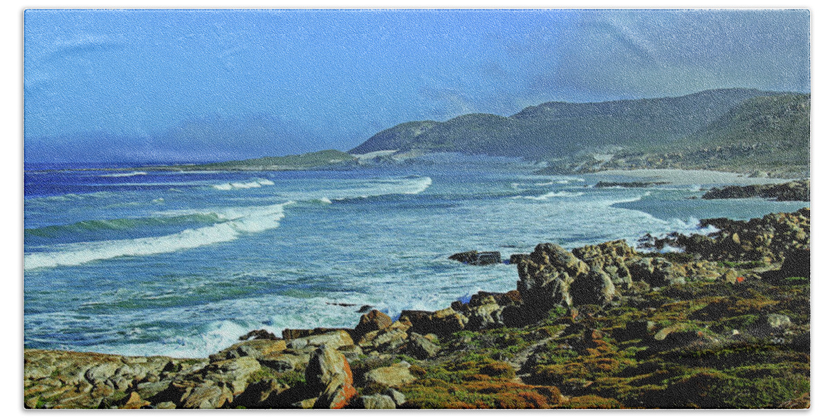 Cape Of Good Hope Bath Towel featuring the photograph Cape of Good Hope by Richard Krebs