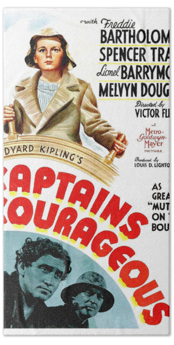 Spencer Tracy Bath Towel featuring the photograph Captains Courageous by Metro-Goldwyn-Mayer