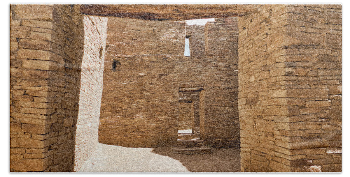 Pueblo Cultures Bath Towel featuring the photograph Chaco Canyon, New Mexico by Segura Shaw Photography