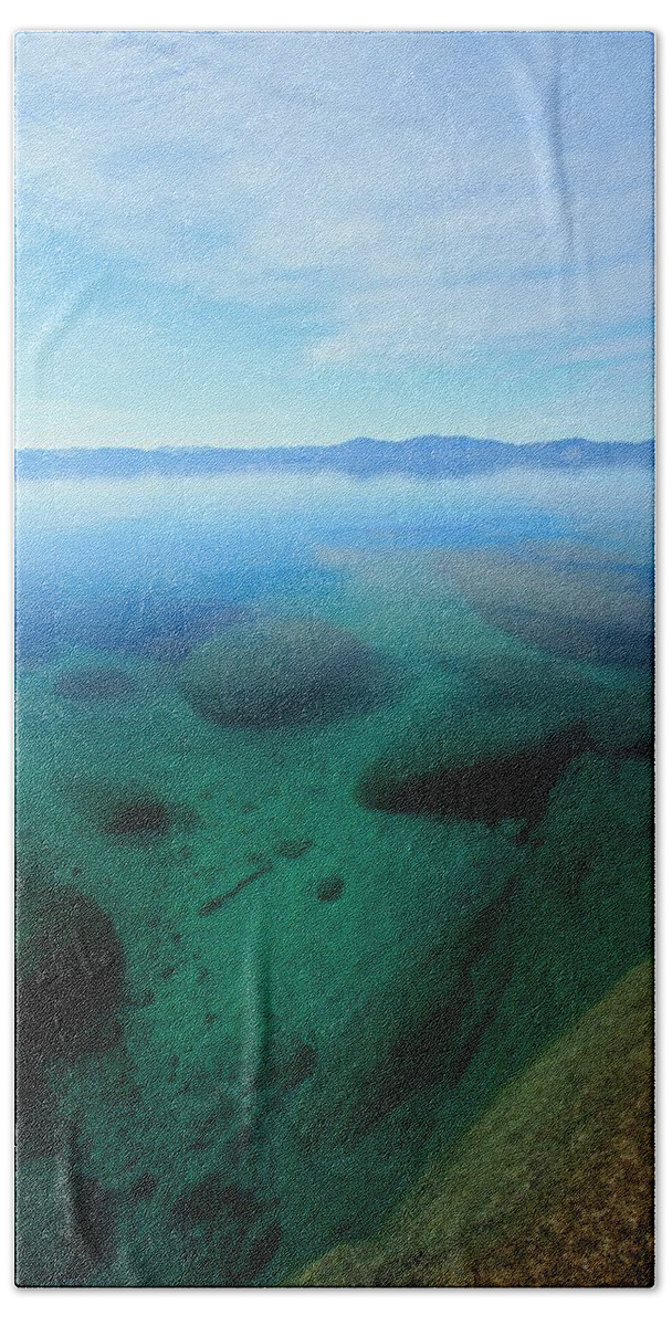 Lake Tahoe Bath Towel featuring the photograph Clarity of Dreams by Sean Sarsfield