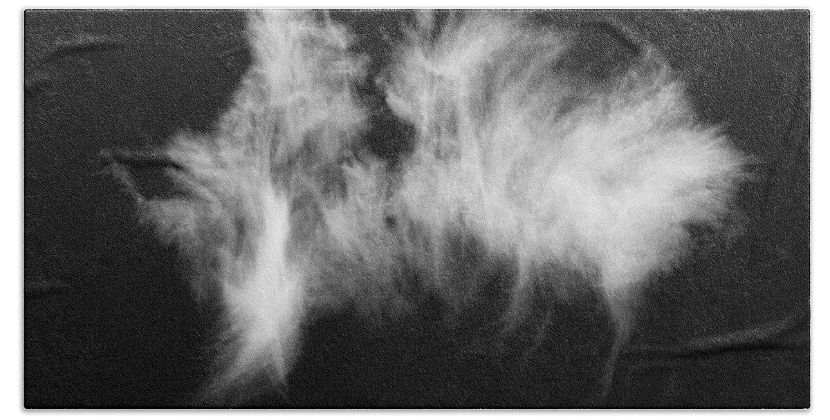 Sky Bath Towel featuring the photograph Cloud study in B W by Paul W Faust - Impressions of Light