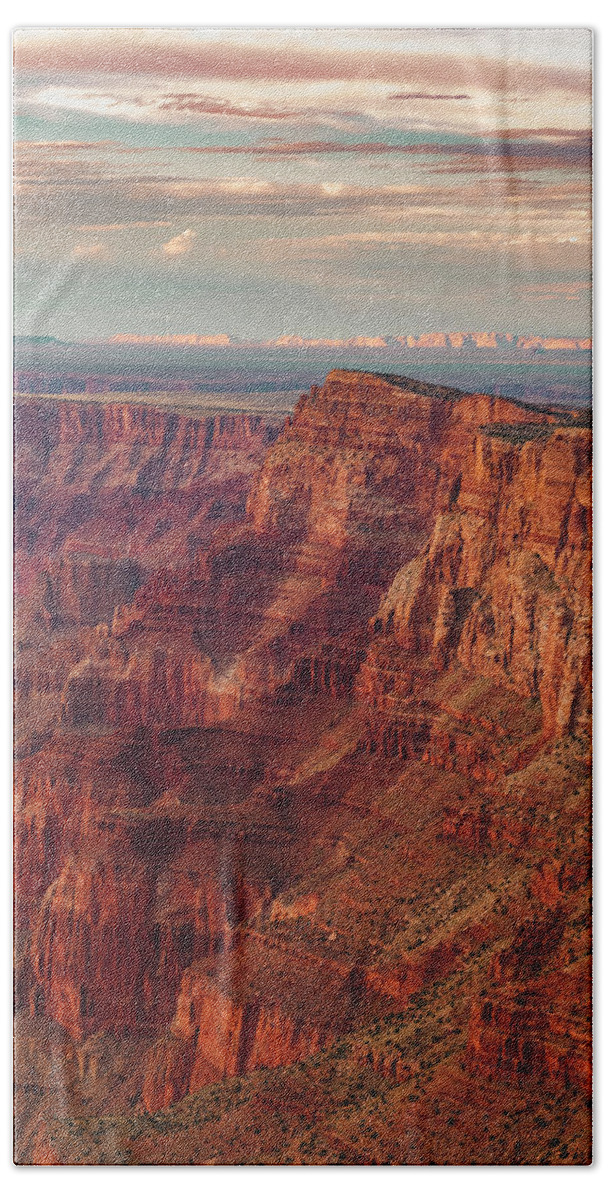Grand Bath Towel featuring the photograph Comanche Point by Peter Hull