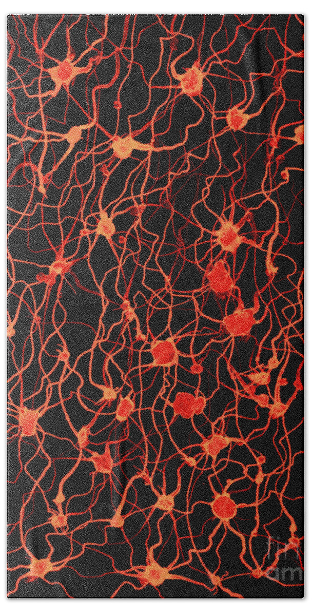 Wired Hand Towel featuring the mixed media Connected by David Gordon