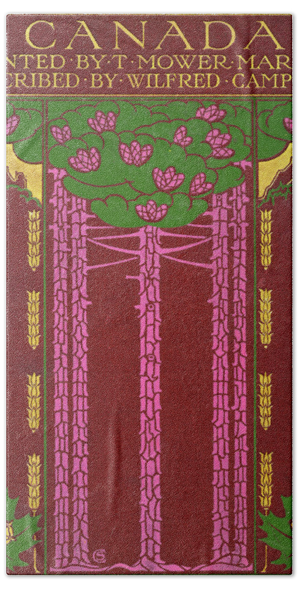 Canada Bath Towel featuring the mixed media Cover design for Canada by Unknown