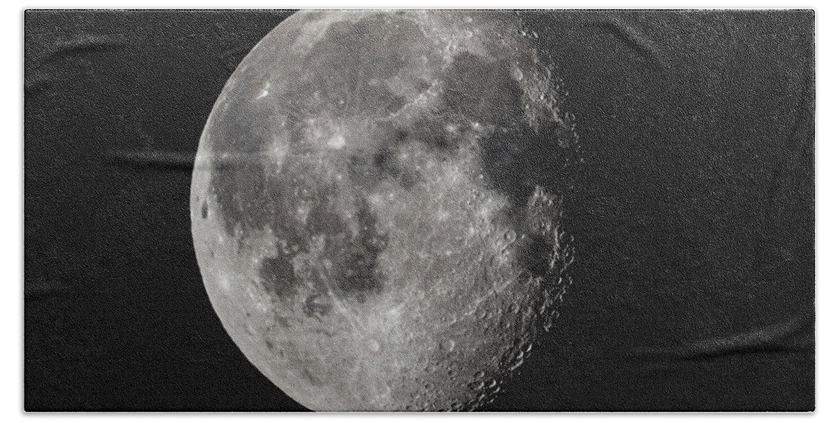 Moon Hand Towel featuring the photograph Craters of the Moon by Melissa Lipton