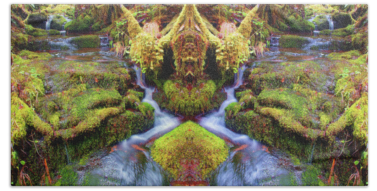 Nature Bath Towel featuring the photograph Creek Magic #2 by Ben Upham III