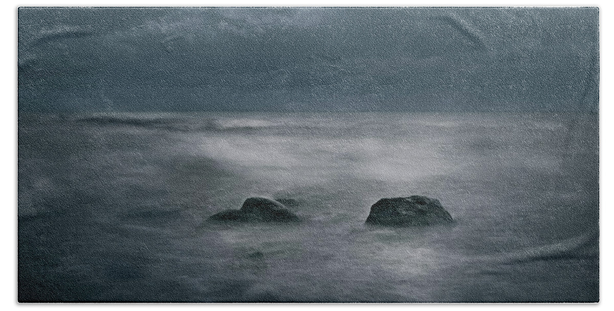 Dark Bath Sheet featuring the photograph Dark and Stormy by Scott Norris