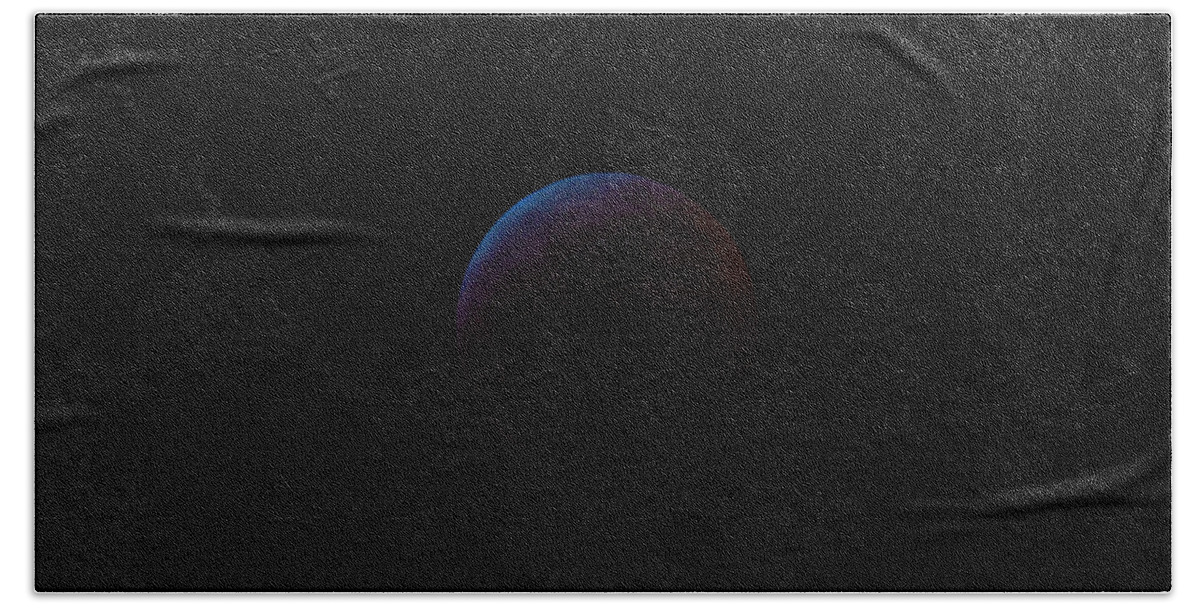Moon Bath Towel featuring the photograph Dark Super Blood Wolf Moon Lunar Eclipse 2019 29407 by Robert Knight