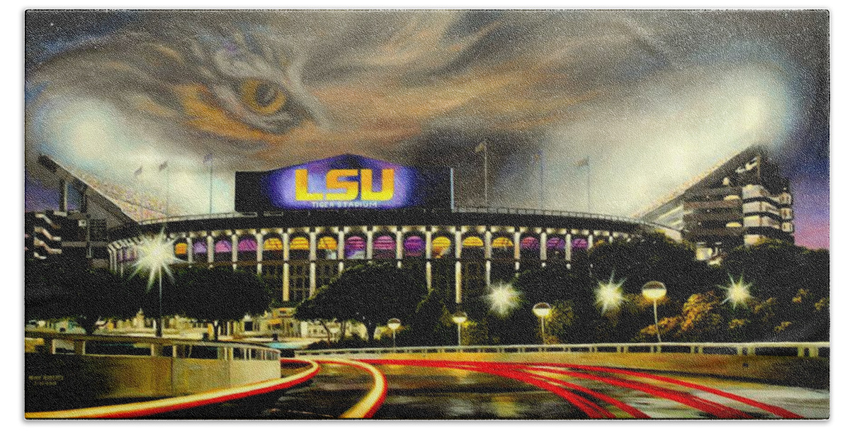 Art Hand Towel featuring the painting Death Valley Game Time by Mike Roberts