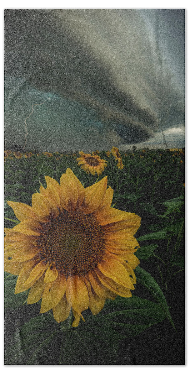 Tornado Warned Hand Towel featuring the photograph Disorder by Aaron J Groen