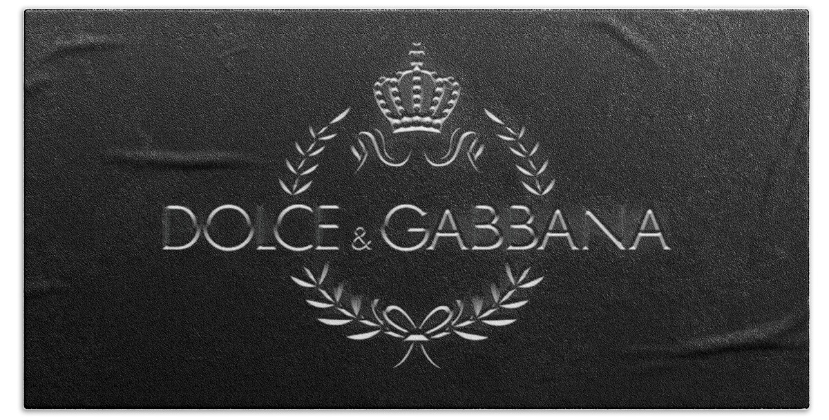Dolce And Gabbana Hand Towel featuring the photograph Dolce And Gabbana Black Edition by Ricky Barnard