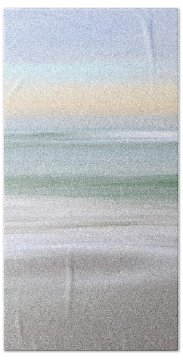 Scituate Hand Towel featuring the photograph Egypt Beach Pastel Sunset by Ann-Marie Rollo