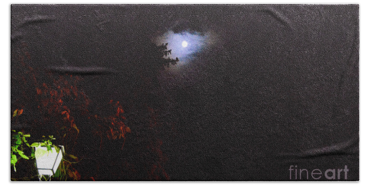 Full Moon Bath Towel featuring the photograph Fairy night by Yavor Mihaylov