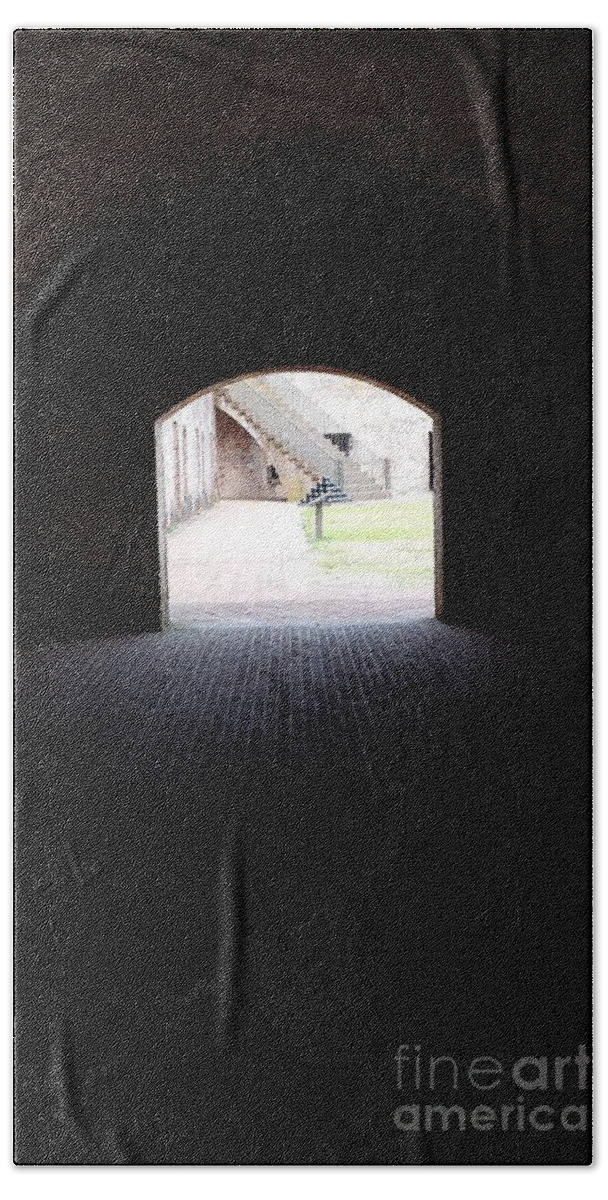 Fort Macon Bath Towel featuring the photograph Fort Macon 1 by Paddy Shaffer