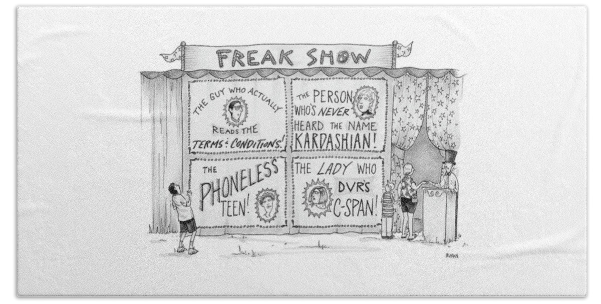 Freak Show Bath Sheet