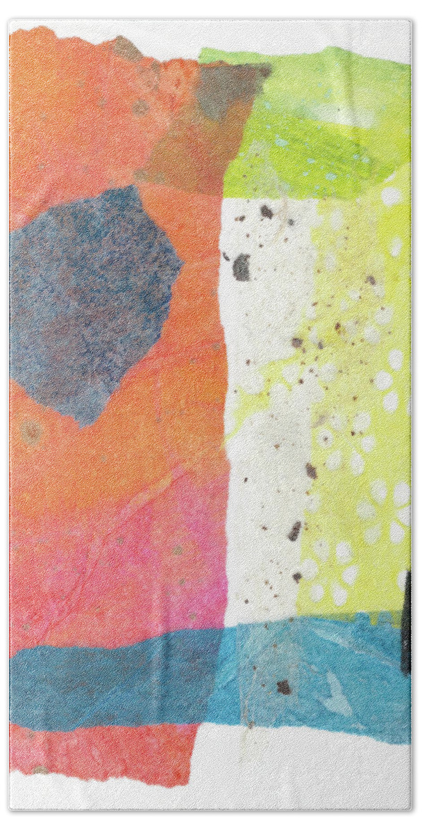 Collage Hand Towel featuring the mixed media Fresh Pressed #1 by Christine Chin-Fook